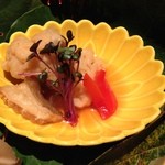 柊家旅館 - 鱧南蛮漬 鮑茸 玉葱 すぷらうと ぱぷりか