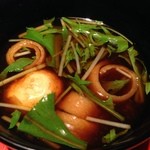 柊家旅館 - 赤だし 鶏丸 柊菜 庄内麩