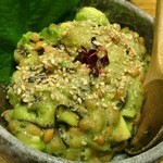 旬味ひげ - 2013.10アボカド納豆