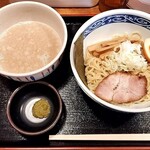 つけ麺　秋山 - 塩豚骨つけ麺（並）