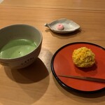 萬御菓子誂處 樫舎 - 『抹茶と季節の生菓子 豊穣』1,100円