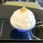 ロビーラウンジ・ファウンテン - エスプーマかき氷（ヘーゼルナッツミルク）