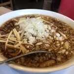 ラーメン いしい - ワンタン麺　トッピング玉ねぎ