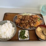 食堂 たむら - 焼きカラ定食　1,000円