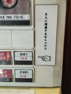つけ麺処つぼや - 毎度、増量２００円します。