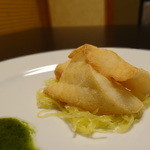 じん市 - ヒラメの揚げ物