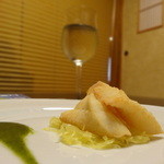 じん市 - ヒラメの揚げ物