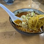 ラーメンたまや - 短め麺