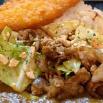 牛タンカレー あらた - ガーリック回鍋肉