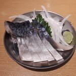 大衆スタンド 神田屋 - 〆さば刺身３１９円