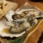 地酒と道産食材 一笑 - 燻製蒸し牡蠣