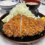 お食事 まるやま - ロースカツ定食(1,500円)デフォルト