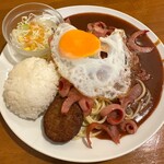 フルット - Cランチ 1,000円
トッピング　目玉焼き 100円