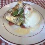 エシャロット - いちぢくのクラフティ