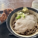 正源寺そば - 唐揚げ＝4個から小さめ５個になってました＠190円