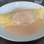 カフェ・ド・白亜 - オムライス明太子ソース