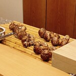 勢麟 - この松茸は笠も開いておらず、かなりの上物