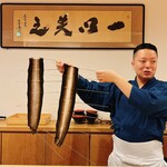 勢麟 - どちらも浜松産の天然海ウナギです。デカい（＾◇＾）