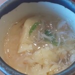 廻鮮寿司 塩釜港 - カニあんの茶碗蒸し
