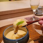 Sushitokoro Itou - 茶碗蒸し サービス 茶碗蒸しではなくしっかりとしたお料理でした