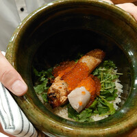 平ちゃん - 鮭といくら　白子の土鍋ご飯
