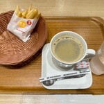 Mosubaga - フレンチポテトS（塩抜き）＋ブレンドコーヒー
