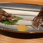 Shino Suke - ホタルイカ　とりかい　からし酢味噌  