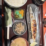 Den - 焼き魚定食（1200円）