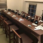 築地いなせや - 5階個室テーブル対面