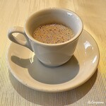 プチレストラン ブーケ・ド・フランス - フォアグラのフランのカプチーノスタイル