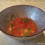 プチレストラン ブーケ・ド・フランス - 紅鮭といくらとズワイガニのイノベーティブ･ファージョンの一品