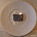 プチレストラン ブーケ・ド・フランス - 秋刀魚と生ハムと大葉と隠元のテリーヌ