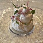 プチレストラン ブーケ・ド・フランス - ココナッツのソルべにクレームダンジュ