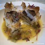 プチレストラン ブーケ・ド・フランス - 帆立貝柱とトリュフのパートブリック包み