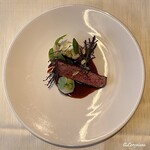 プチレストラン ブーケ・ド・フランス - 津軽鴨の雌の真空鴨を使ったロティ