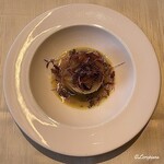 プチレストラン ブーケ・ド・フランス - 帆立貝柱とトリュフのパートブリック包み