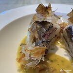 プチレストラン ブーケ・ド・フランス - 帆立貝柱とトリュフのパートブリック包み