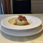 プチレストラン ブーケ・ド・フランス - 帆立貝柱とトリュフのパートブリック包み