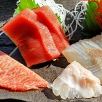 光る海 - 刺し盛 左