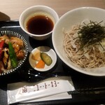 Sakaba Mori - MORIそばとミニ焼き鳥丼セット　1,100円