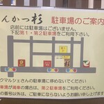 とんかつ杉 - 駐車場案内