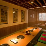 쇼쿠도우엔 - 3층 다다미 좌석(仕切り 있음)