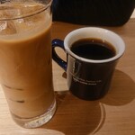 SANWA COFFEE WORKS - カフェラテ濃いめとハンドドリップ中煎り