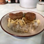 大衆食堂ちとせ - 鶏照焼丼断層