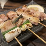 Sumibiyakitori To Kamameshi Fukudaya - ねぎま、もも