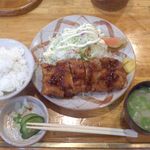 とんかつ 竹亭 - 130820上ひれかつ定食1300円