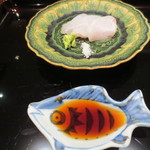 日本料理 晴山 - 次のお造りは三重のクエです。