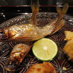 日本料理 晴山 - 本シシャモの炭焼き本当においしかった。