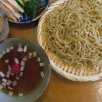 きらさ - 薬味たっぷり白たまり冷つけ麺＋胡麻だれ