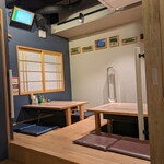 Hitoyadochou Shokudou - 内観 奥の個室